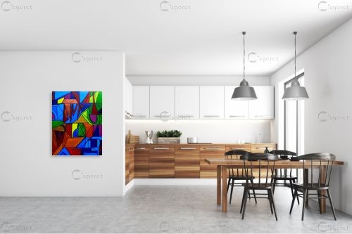 אבסטרקט 17 – אסתר חן-ברזילי | תמונה לקיר בסגנון מודרני