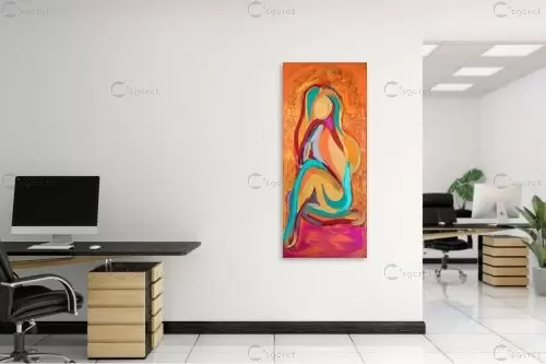 אשה - MMB Art Studio - ציורי שמן  - מק''ט: 201960