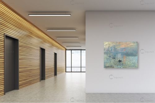 Claude Monet 073 - קלוד מונה - תמונות לסלון רגוע ונעים אקספרסיוניזם מופשט  - מק''ט: 115834