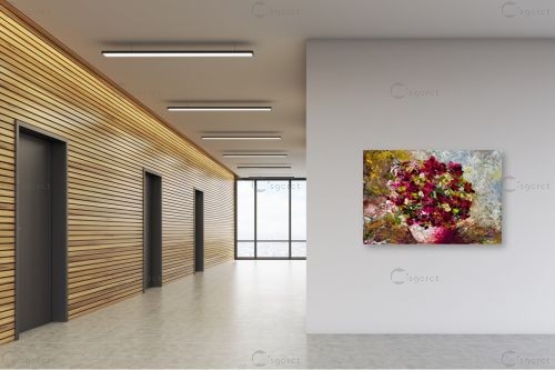 פרחים – שולי חיימזון | תמונה לקיר בסגנון מודרני