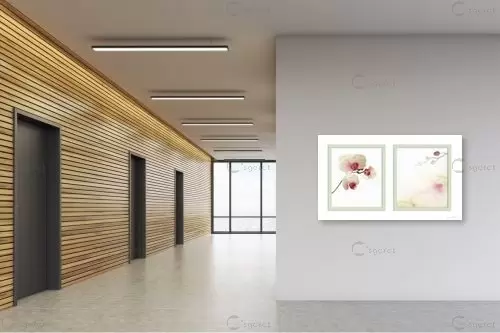 סחלבי פרא - נעמי עיצובים - תמונות לחדר כביסה וינטג' רטרו הנמכרות ביותר  - מק''ט: 159821