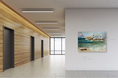 מיקונוס – שולי חיימזון | תמונה לקיר בסגנון כפרי