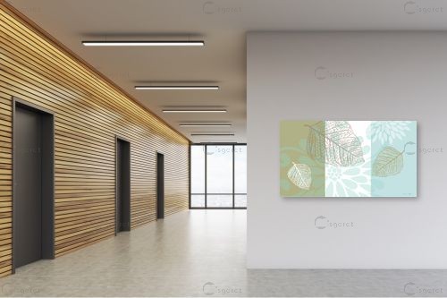 עלי שלכת – נעמי עיצובים | תמונה לקיר בסגנון מודרני