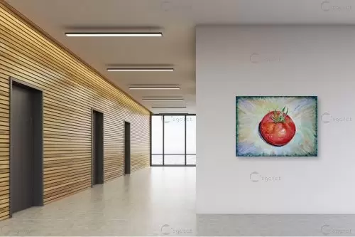 עגבניה בשלה - חיה וייט - צבעי מים  - מק''ט: 213211
