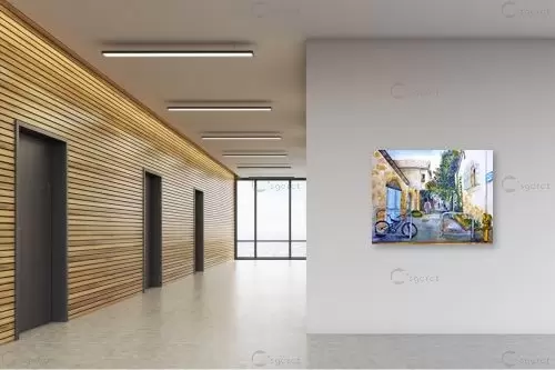 ללכת בנחלאות – חיה וייט | תמונה לקיר בסגנון כפרי