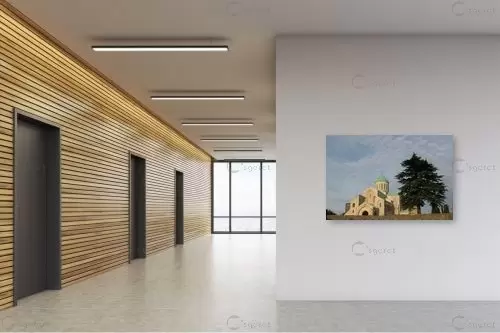 על ראש הגבעה – דן ששתיאל | תמונה לקיר בסגנון קלאסי