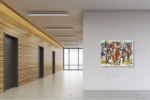 התחרות – בן רוטמן | תמונה לקיר בסגנון מודרני