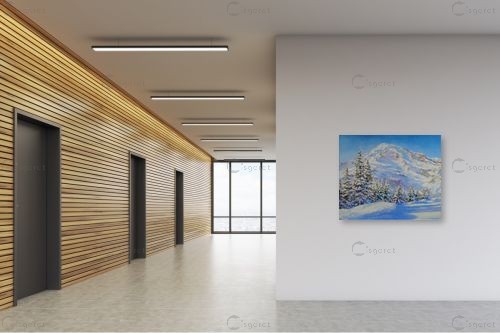 שלג – נטליה ברברניק | תמונה לקיר בסגנון כפרי