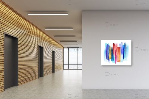 חלום עירוני בצבע 1 - Artpicked - תמונות לחדר רחצה מינימליסטי סטים בסגנון מודרני  - מק''ט: 334603