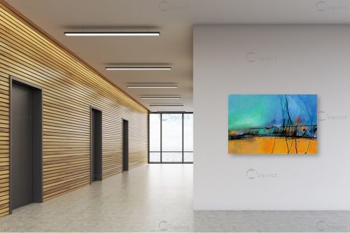 הגשר – איש גורדון | תמונה לקיר בסגנון מופשט