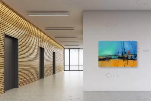 מופשט 124 – איש גורדון | תמונה לקיר בסגנון מופשט