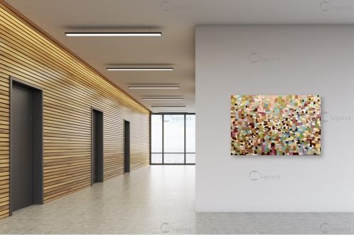 Pink cubes  – MMB Art Studio | תמונה לקיר בסגנון מופשט