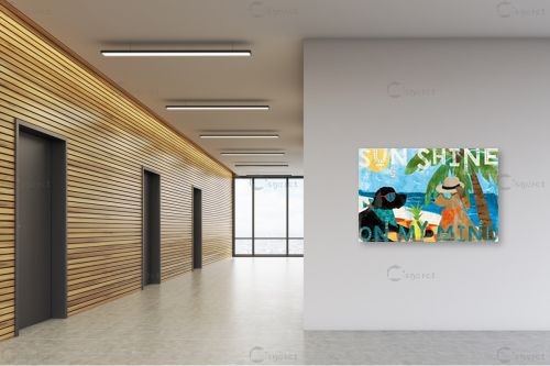 Good Vibes I – Veronique Charron | תמונה לקיר בסגנון מודרני