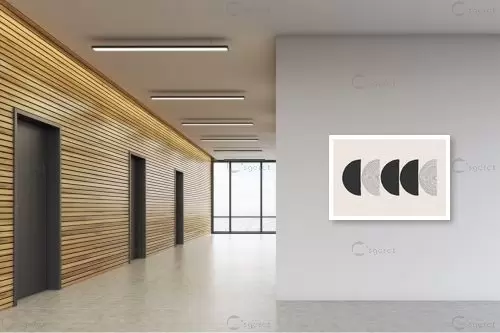 נורדי גיאומטרי 052 - Artpicked Modern - סלון בסגנון מינימליסטי אבסטרקט רקעים צורות תבניות מופשטות סטים בסגנון גיאומטרי  - מק''ט: 376212