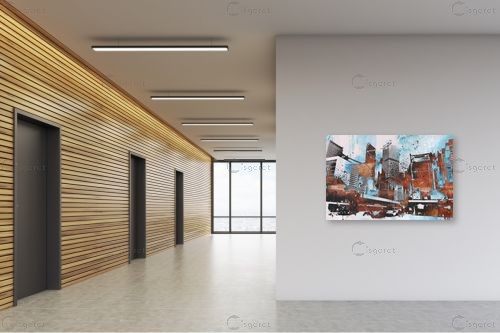 מגדלי הכרך - Artpicked Modern - תמונות אורבניות לסלון  - מק''ט: 376472