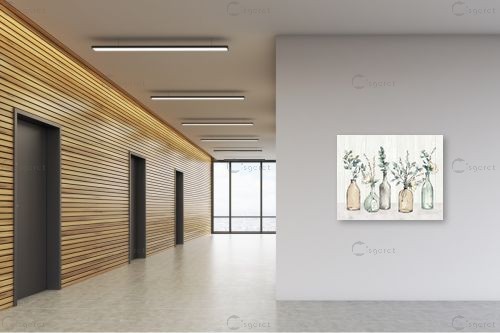 פרחים בקנקנים I – Anne Tavoletti | תמונה לקיר בסגנון מודרני