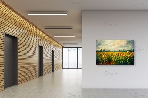 שדה חמניות – אמיר וינברגר | תמונה לקיר בסגנון מודרני