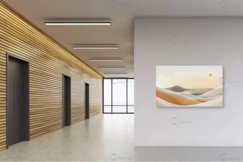 גלי מדבר – יניב גרינברג | תמונה לקיר בסגנון מינימליסטי