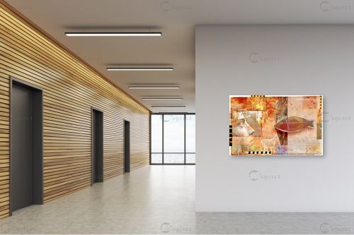 זכרונות מאתמול – נעמי פוקס משעול | תמונה לקיר בסגנון מודרני