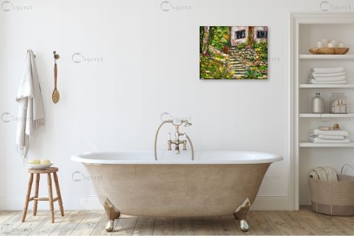 בית בהרי ירושלים – שולי חיימזון | תמונה לקיר בסגנון כפרי