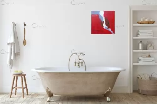 שבר - ורד אופיר - תמונות רומנטיות לחדר שינה ציורי שמן  - מק''ט: 209995