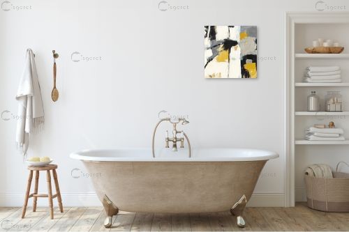 קטלינה I צהוב – Mike Schick | תמונה לקיר בסגנון מופשט