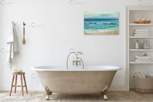 חוף באור זריחה – Silvia Vassileva | תמונה לקיר בסגנון מודרני