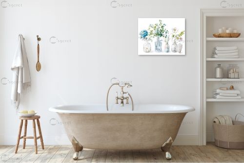 רביעיית אגרטלים בסגנון וינטג – Danhui Nai | תמונה לקיר בסגנון מודרני