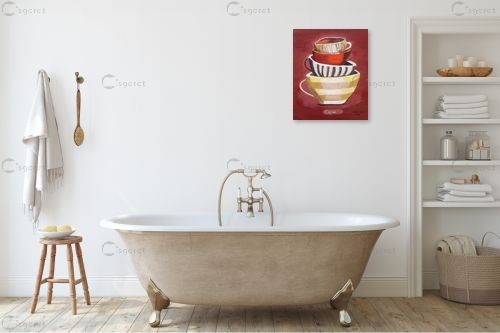 קפה קפה – ורד אופיר | תמונה לקיר בסגנון מודרני