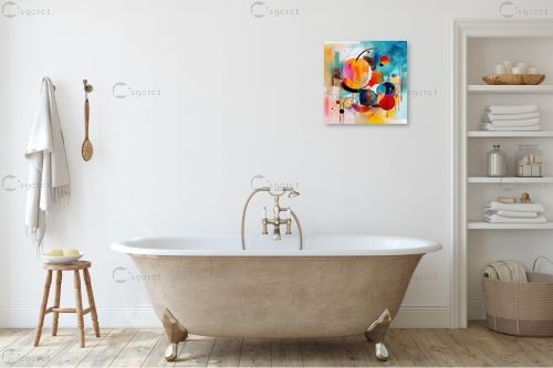 מעגלי החיים – אורית גפני | תמונה לקיר בסגנון מודרני