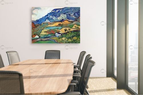 Les Alpilles אלפיל – וינסנט ואן גוך | תמונה לקיר