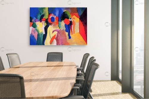 August Macke 105 – אוגוסט מקה | תמונה לקיר
