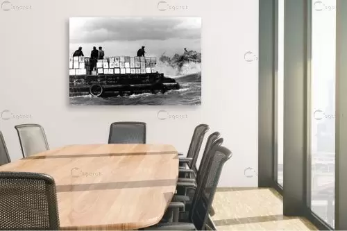 תל אביב 1937 - סירת משא - דוד לסלו סקלי -  - מק''ט: 141845