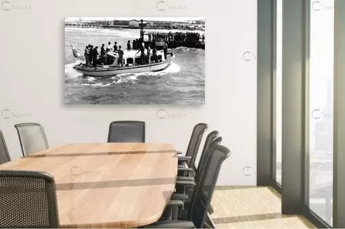 תל אביב 1937 סירת נוסעים - דוד לסלו סקלי -  - מק''ט: 146010