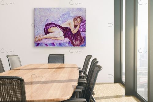 חלומות כחולים – שולי חיימזון | תמונה לקיר בסגנון מודרני