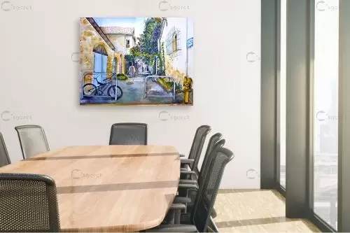 ללכת בנחלאות – חיה וייט | תמונה לקיר בסגנון כפרי