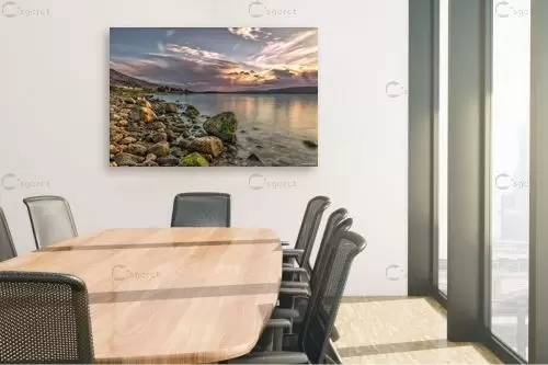 כנרת של שלווה.. – מיכאל שמידט | תמונה לקיר בסגנון מודרני