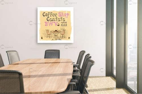 Coffee Shop – רוזה לשצ&#039;ינסקי | תמונה לקיר בסגנון מודרני
