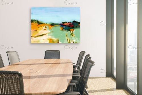 בלב הפרדסים – איש גורדון | תמונה לקיר בסגנון מודרני