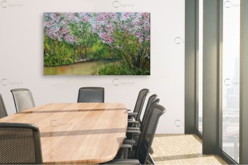 פריחת האביב – שולי חיימזון | תמונה לקיר בסגנון מודרני