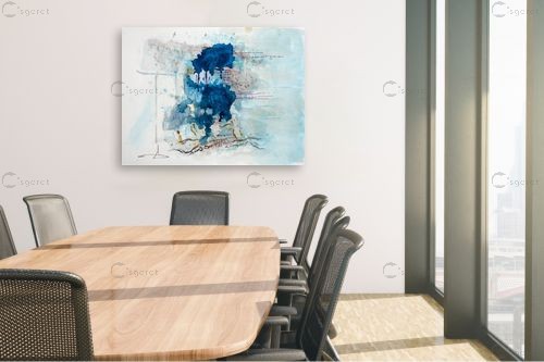 albero blue – ליה מלחי | תמונה לקיר בסגנון מופשט