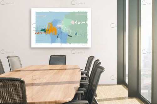 תיבת ההפתעות – איש גורדון | תמונה לקיר בסגנון מופשט