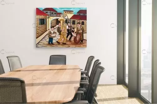 כלייזמרים – מזל בוכריס | תמונה לקיר בסגנון כפרי