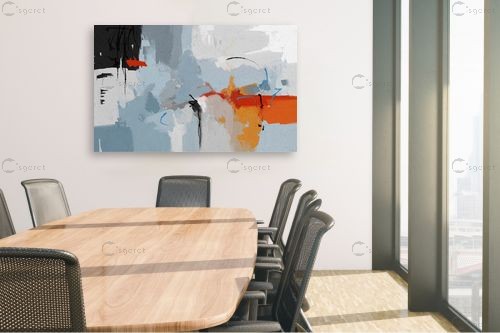 בדרכי לשום מקום – איש גורדון | תמונה לקיר בסגנון מופשט