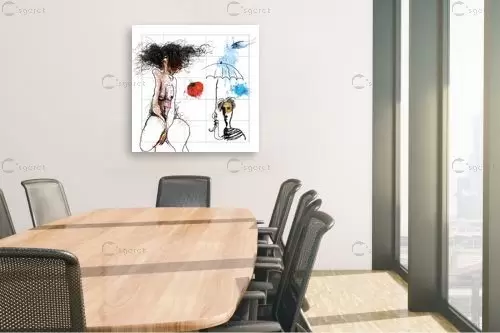 ראיתי חורף – איש גורדון | תמונה לקיר בסגנון סוריאליסטי