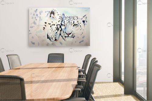 נמרים לבנים – Artpicked | תמונה לקיר בסגנון מודרני