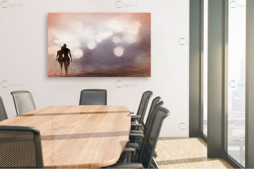 את ואני – איש גורדון | תמונה לקיר בסגנון מודרני