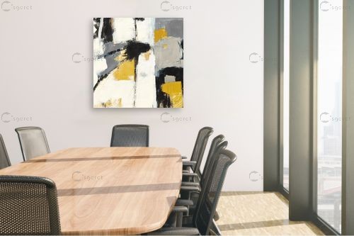 קטלינה I צהוב – Mike Schick | תמונה לקיר בסגנון מופשט