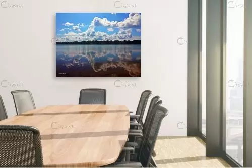 השתקפות - לימור ברק - תמונות ים ושמים לסלון נופים יפים  - מק''ט: 367562