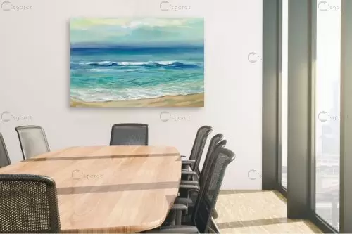 חוף באור זריחה – Silvia Vassileva | תמונה לקיר בסגנון מודרני